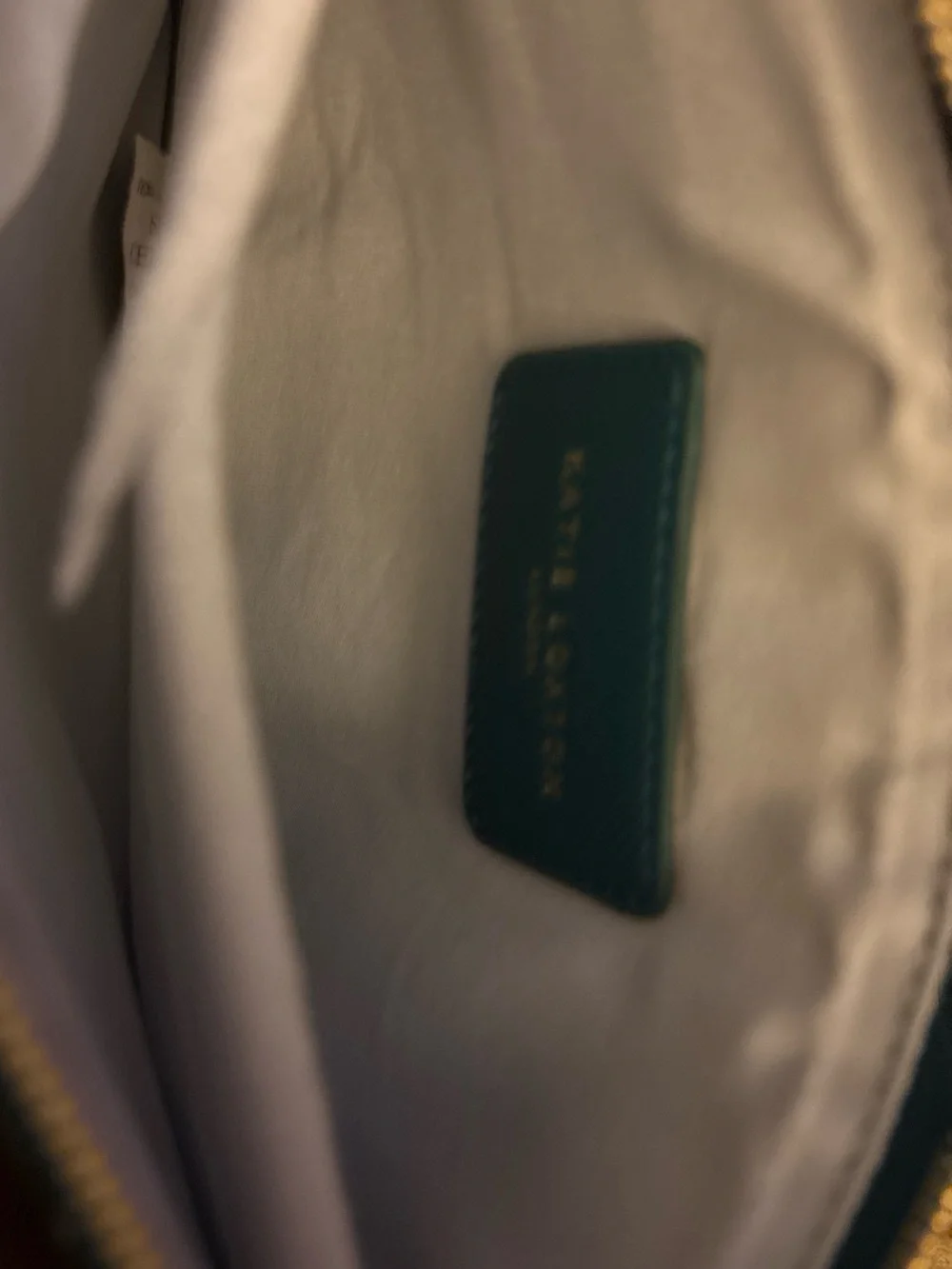 Katie Loxton “Finders Keepers” Pouch with Gold Zip. New with Tag.